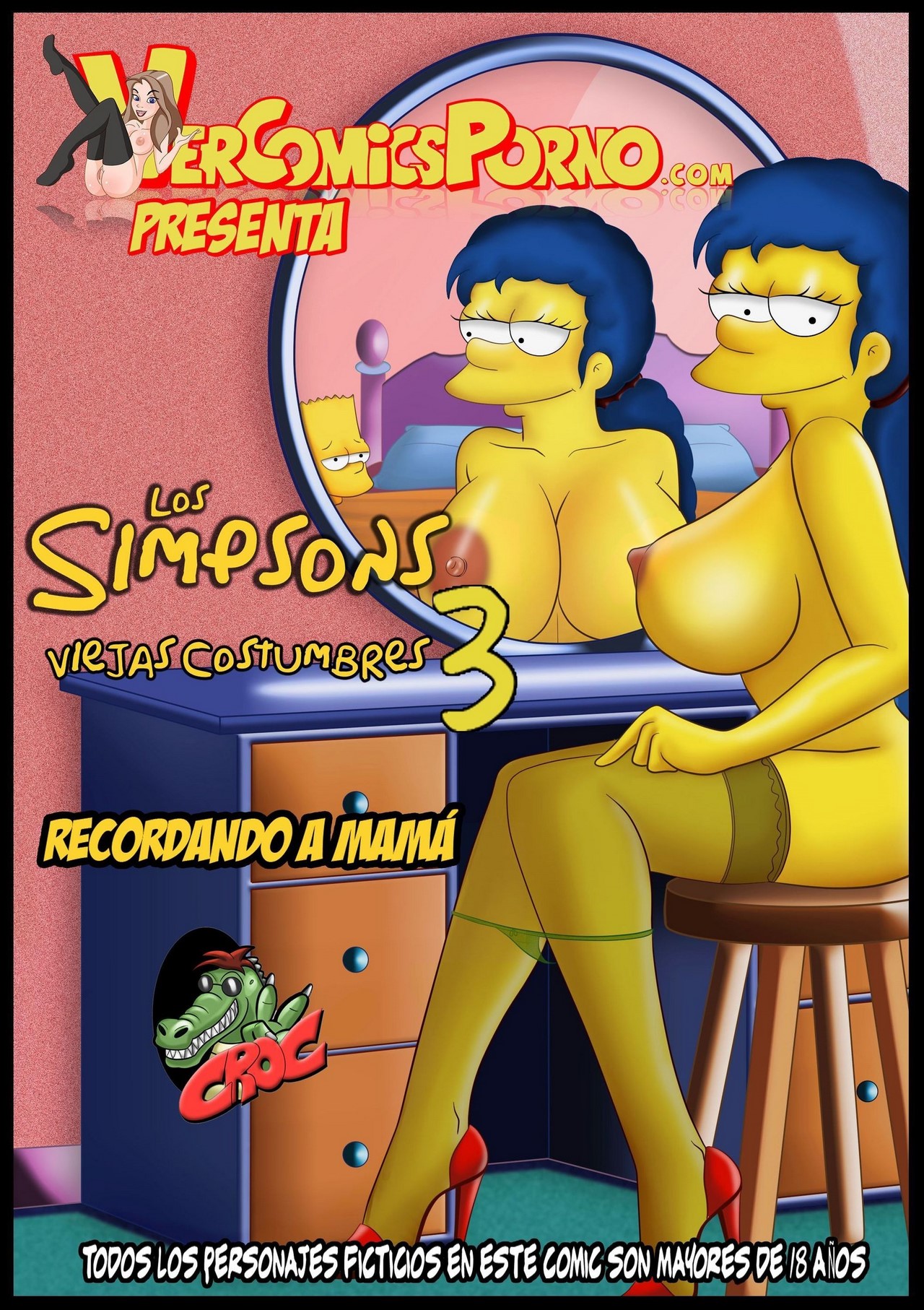 Amor de madre en cómic porno de los Simpson Comics XXX