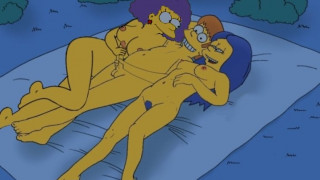 Mix porno de fotos de los Simpson.