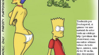 Marge es infiel con su hijo Bart