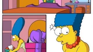 Comics porno los Simpson Marge