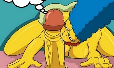 Los Simpson porno con un gloryhole