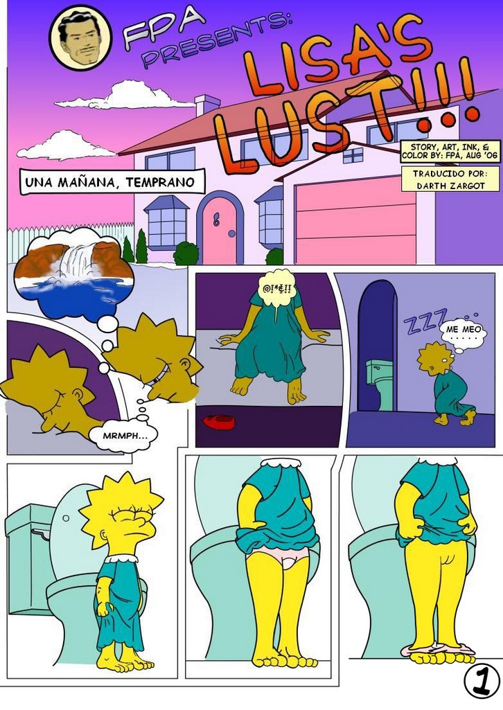 Comic los Simpson porno