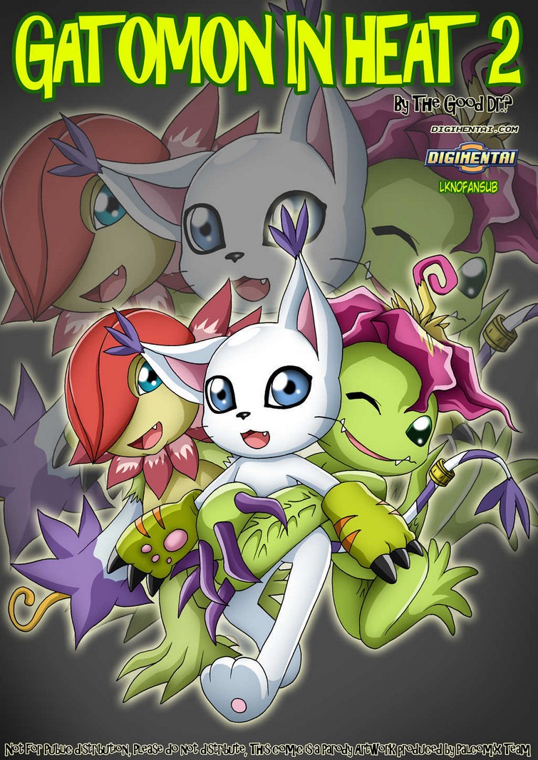 Gatomon 2 en celo comics anal