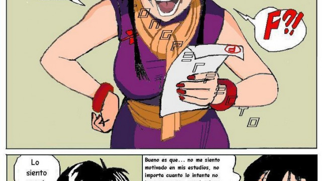Dragon ball hentai con Gohan y Milk en un comic porno gratis