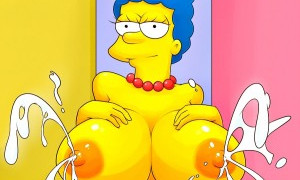 Las tetas Bakunyuu de Marge Simpson