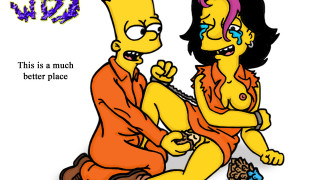 Sexo en la cárcel con Gina Vendetti y Bart Simpson