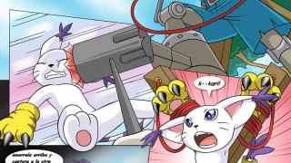 Zoofilia porno Digimon gratis de palcomix con Patamon, Sora y Gatomon