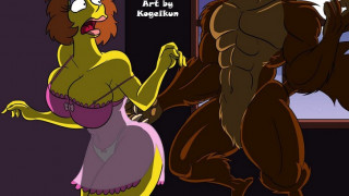 Zoofilia porno en los Simpson con Treehouse of Horror