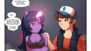 Celestia y Dipper haciendo sexo vanilla en Gravity Falls porno