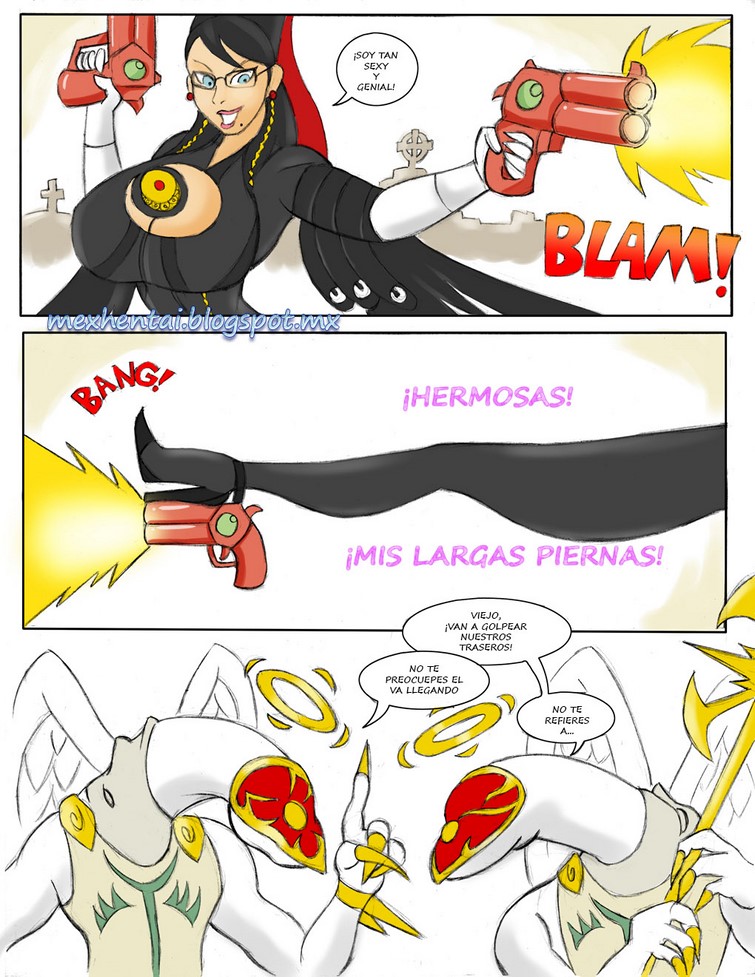Cómic Porno Bayonetta vs Kid Icarus XXX