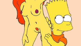 Los Simpson XXX con Bart, Lisa y Laura