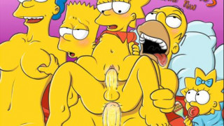 Orgía de incesto en los Simpson hentai