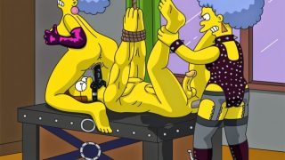 Porno BDSM con Ned Flanders sumiso en los Simpson