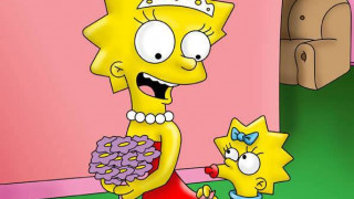 Porno yuri en los Simpson XXX con Lisa y Maggie