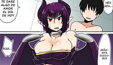 Sucubos anime en un cómic de tetonas sangrientas