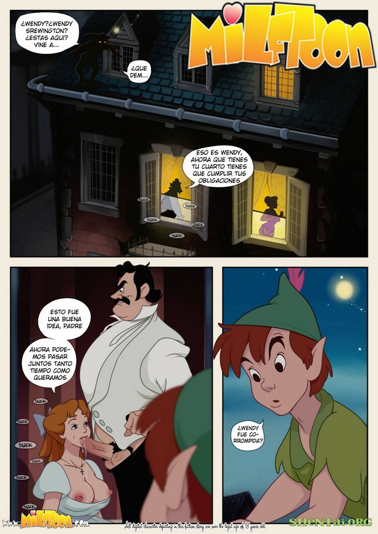 Peter Pan porno de Milftoon en español