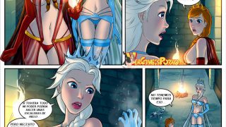 Elsa y Anna XXX de Frozen hacen sado