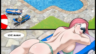 Los Simpson porno con Ned Flanders y Marge