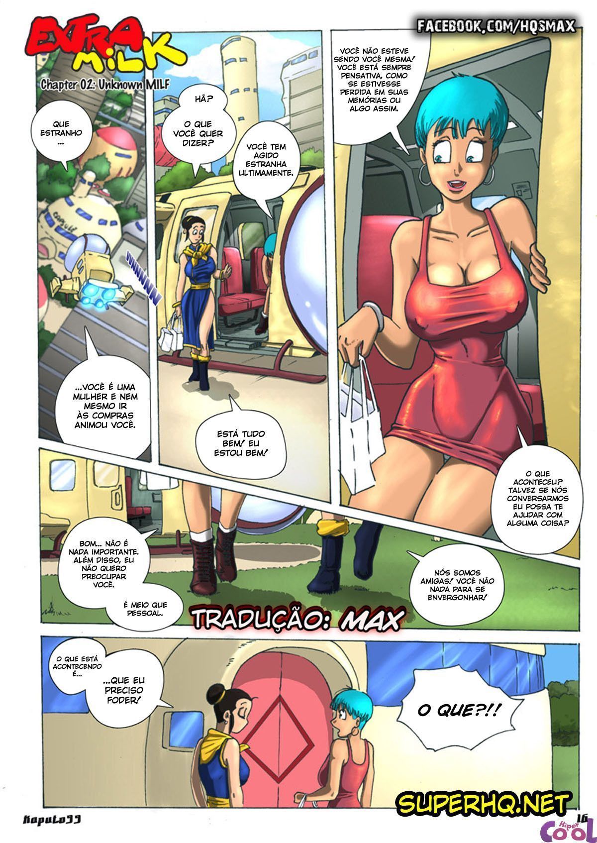 Extra Milk y Gohan en el sexo - Comics XXX