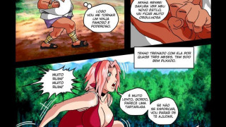 Comic Porno Naruto: Hinata puta con el coño