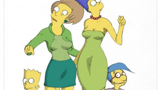 Bart Simpson arrombando de la maestra Krabappel