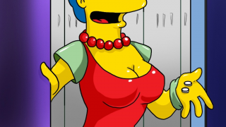 Homero le da por el culo a Marge